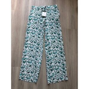 Anthropologie Onia Mila Crane Wide Leg Pants Size Medium‎ New Boho Tropical